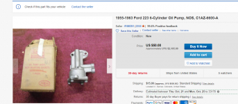 1955-1963 Ford 223 6-Cylinder Oil Pump, NOS, C1AZ-6600-A.PNG